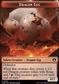 Dragon Egg Token - Commander Masters