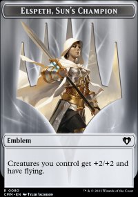 Emblem Elspeth, Sun's Champion - Commander Masters