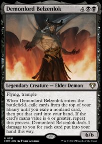 Demonlord Belzenlok 1 - Commander Masters