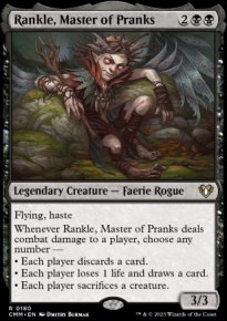 Rankle, Master of Pranks - Commander Masters