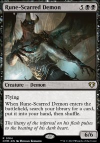 Rune-Scarred Demon 1 - Commander Masters