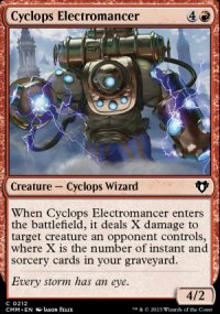 Cyclops Electromancer - Commander Masters