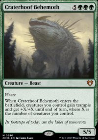 Craterhoof Behemoth 1 - Commander Masters