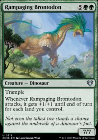 Rampaging Brontodon - Commander Masters