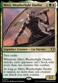 Mirri, Weatherlight Duelist 1 - Commander Masters