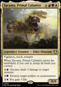 Zacama, Primal Calamity 1 - Commander Masters