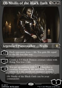 Ob Nixilis of the Black Oath 2 - Commander Masters