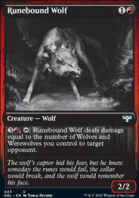 Runebound Wolf - Innistrad: Double Feature