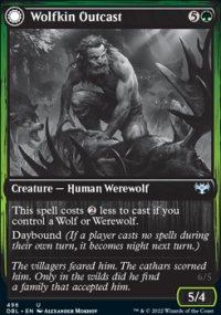 Wolfkin Outcast - Innistrad: Double Feature