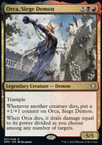 Orca, Siege Demon 1 - Dominaria United Commander Decks