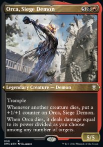 Orca, Siege Demon 2 - Dominaria United Commander Decks