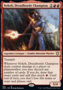 Neheb, Dreadhorde Champion - Dominaria United Commander Decks