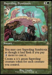 Saproling Symbiosis 2 - Dominaria Remastered