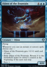 Djinn of the Fountain - Dominaria United