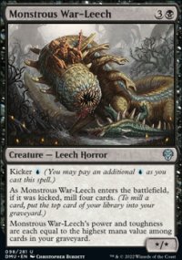 Monstrous War-Leech - Dominaria United