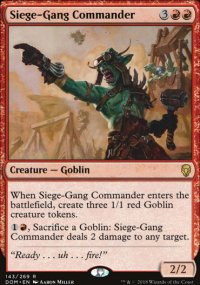 Siege-Gang Commander - Dominaria