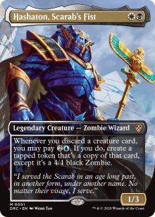 Hashaton, Scarab's Fist - Aetherdrift Commander Decks