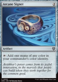 Arcane Signet - Aetherdrift Commander Decks