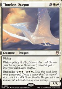 Timeless Dragon - Aetherdrift Commander Decks