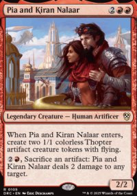 Pia and Kiran Nalaar - Aetherdrift Commander Decks