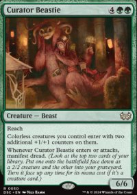 Curator Beastie 1 - Duskmourn House of Horrors: Commander Decks