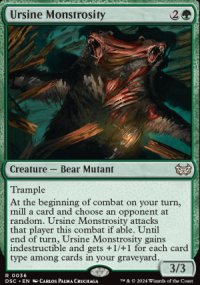 Ursine Monstrosity 1 - Duskmourn House of Horrors: Commander Decks