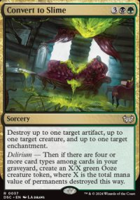 Convert to Slime - Duskmourn House of Horrors: Commander Decks