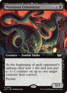 Persistent Constrictor - Duskmourn House of Horrors: Commander Decks