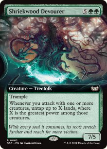 Shriekwood Devourer 2 - Duskmourn House of Horrors: Commander Decks