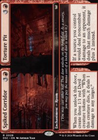 Spiked Corridor / Torture Pit - Duskmourn House of Horrors: Commander Decks