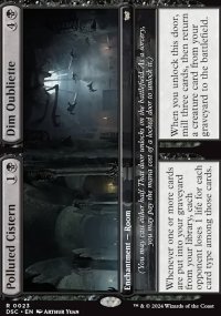 Polluted Cistern / Dim Oubliette - Duskmourn House of Horrors: Commander Decks