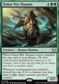 Temur War Shaman - Duskmourn House of Horrors: Commander Decks