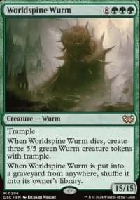 Worldspine Wurm - Duskmourn House of Horrors: Commander Decks