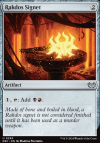 Rakdos Signet - Duskmourn House of Horrors: Commander Decks