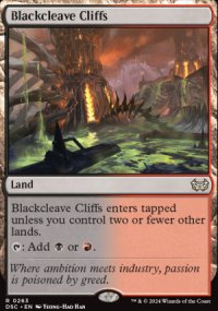 Blackcleave Cliffs - Duskmourn House of Horrors: Commander Decks