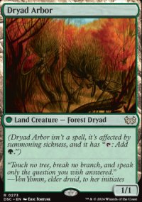 Dryad Arbor - Duskmourn House of Horrors: Commander Decks