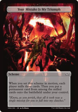 Your Mistake Is My Triumph - Duskmourn House of Horrors: Commander Decks