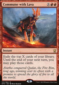 Commune with Lava - Dragons of Tarkir