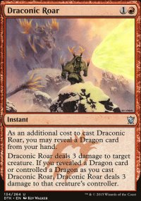 Draconic Roar - Dragons of Tarkir