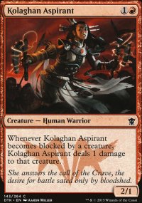 Kolaghan Aspirant - Dragons of Tarkir
