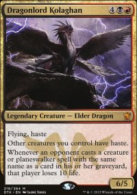 Dragonlord Kolaghan - Dragons of Tarkir