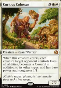 Curious Colossus 1 - Lorwyn Eclipsed