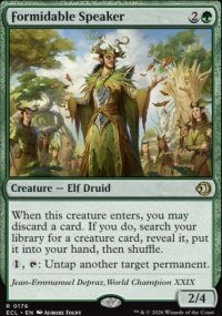 Formidable Speaker - Lorwyn Eclipsed