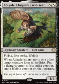 Abigale, Eloquent First-Year 1 - Lorwyn Eclipsed