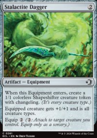 Stalactite Dagger - Lorwyn Eclipsed