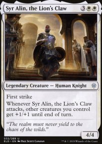 Syr Alin, the Lion's Claw - Throne of Eldraine