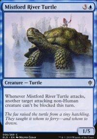 Mistford River Turtle - Throne of Eldraine