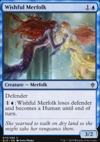Wishful Merfolk - Throne of Eldraine