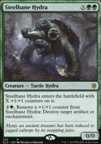 Steelbane Hydra - Throne of Eldraine