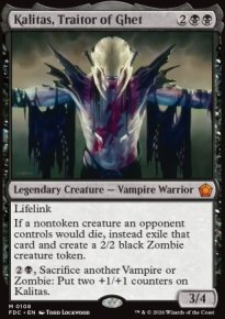 Kalitas, Traitor of Ghet - Foundations: Commander